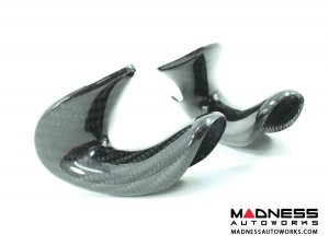 Alfa Romeo 4C Steering Wheel Trim - Carbon Fiber - Side Cover Set - Blue Candy Alfa Romeo 4C Steering Wheel Trim - Carbon Fiber - Side Cover Set - Blue Candy